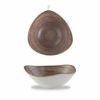 Direhoekschaal-18.5CM-Stonecast-raw-brown