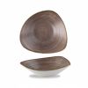 Direhoekschaal-23.5CM-Stonecast-raw-brown
